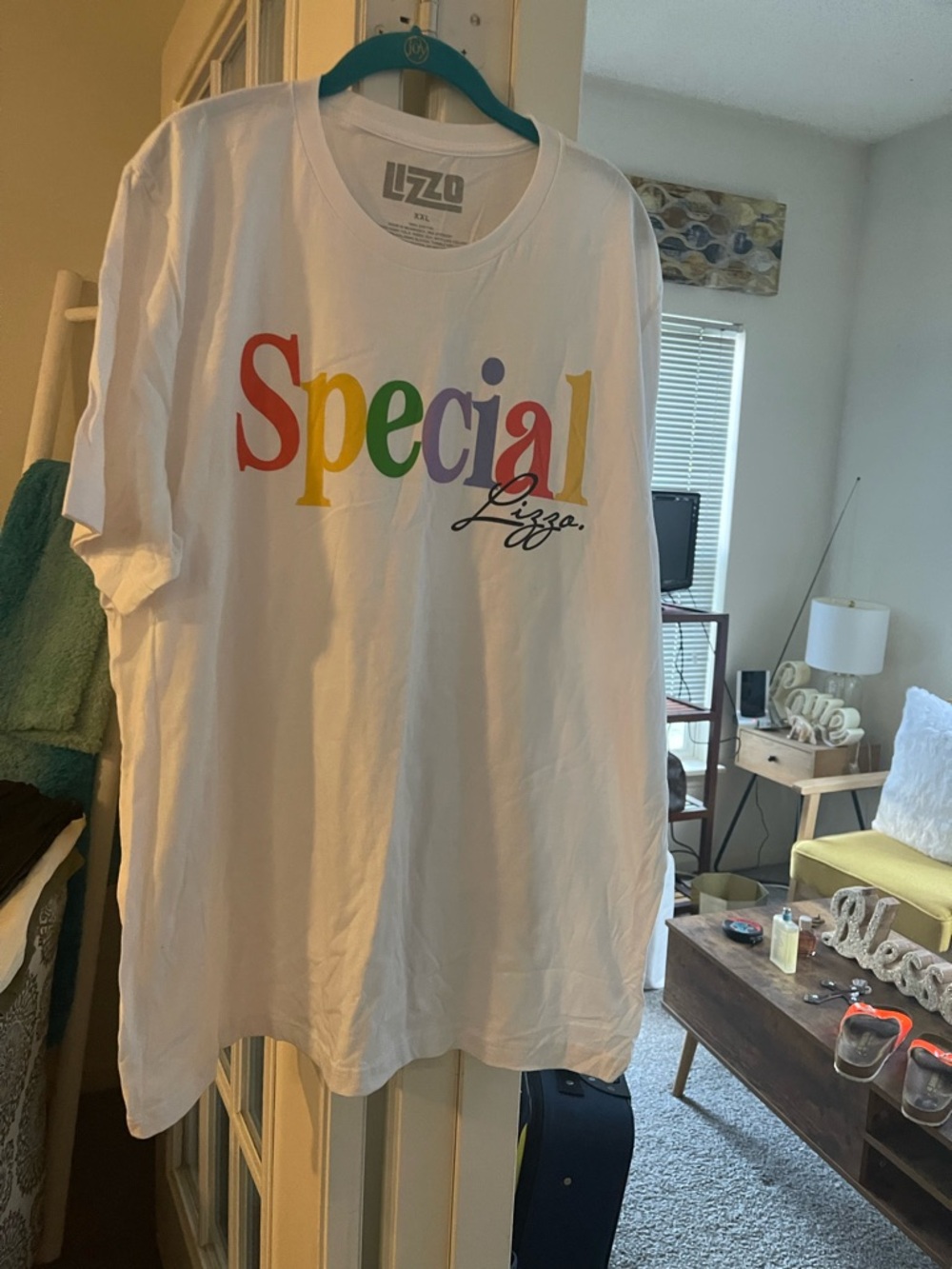 Lizzo "Special" Short Sleeve Tee in White